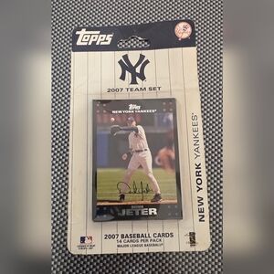 Topps 2007 New York Yankees Team Set Card